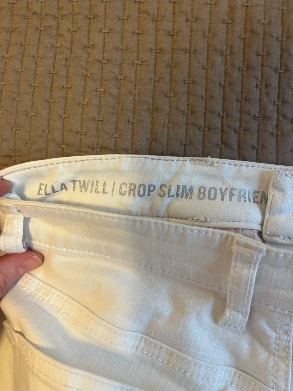 Tommy Bahama White Floral Embroidered Jeans - Picture 6 of 6